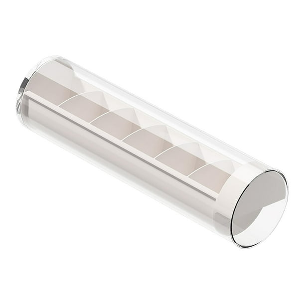 Caja de almacenamiento compacta para sujetadores, calcetines, ventana visible, 6 compartimentos para armarios. blanco