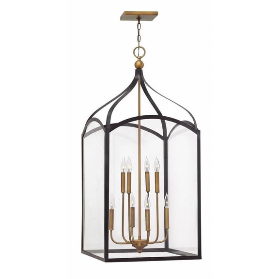 Farmhouse Eight Light Chandelier-Bronze Finish Bailey Street Home 81-Bel-2022013