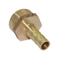 thumbnail image 1 of de gas de varios tamaños, conector de de tubería de acopmiento de rosca de lengüeta de tón 06 Baoblaze Manguera de púas de latón de 1/2 ", 1 of 5