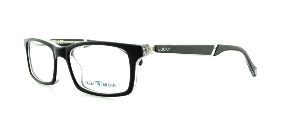 LUCKY BRAND Eyeglasses DOUBLE STITCH Black 46MM - Walmart ...