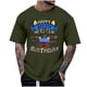 thumbnail image 2 of Tops para hombre, blusas y camisas de cuello redondo y manga corta para hombre, tops casuales de cuello redondo y manga corta con estampados especiales para hombre., 2 of 5