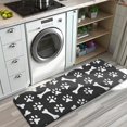thumbnail image 3 of Paw Prints and Bones Kitchen Rug Mat,Kitchen Runner Rugs Non Skid Washable,Decorative Kitchen Floor Mats for Kitchen,Sink,Laundry,17"x47.2", 3 of 7