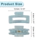 thumbnail image 5 of Garras de cabello únicas Bargains, pinzas para el cabello francesas, pinzas para el cabello de tortuga, grandes pinzas para el cabello, horquillas para mujeres, azules, 5 of 7