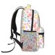 thumbnail image 3 of Easygdp Retro Floral Mochila Ergonómica Versátil para Laptop - Múltiples Bolsillos, Correas Ajustables, Unisex para Escuela, Viajes y Actividades al Aire Libre-One Size, 3 of 5