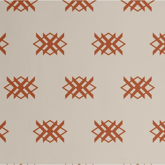 S4Sassy Tribal Wallpaper - Brown Wall Covering, 25" x 120" Self-Adhesive Vinyl Walls Paper, Wallwrap, Easy DIY Wall Covering For Boho aesthetic wall decor, Living Room, Living Spaces