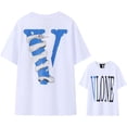 thumbnail image 3 of Estatua de la Libertad Hip Hop Camiseta Letra Impresión Algodón Moda Suelta Pareja Crew Top para GenMaiGou, 3 of 5