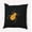 Golden Mustard, variant on 18" x 18" Simply Daisy Halloween Spiders Polyester Indoor/Outdoor Pillow, Scallion Qty 1