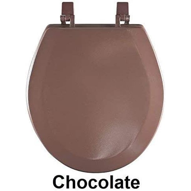Hard Standard Wood Toilet Seat, 17 Inch Standard Round Fits All