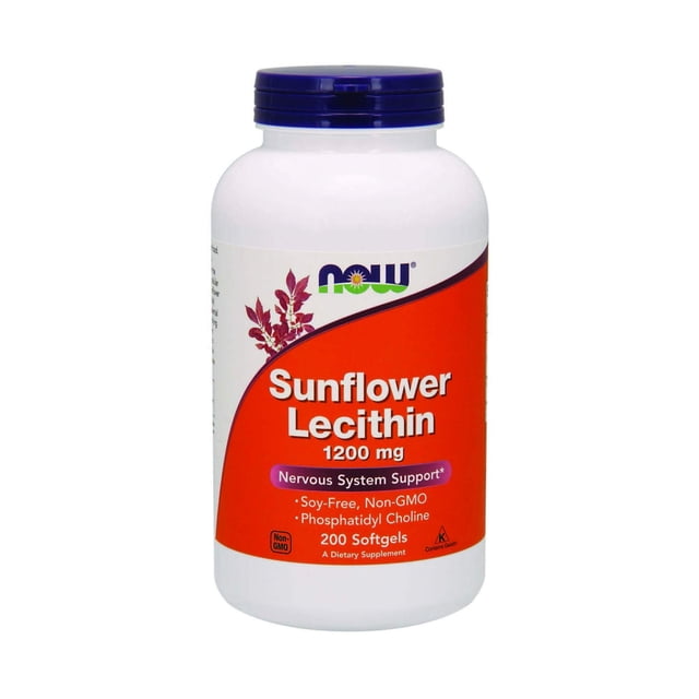 Supplement Now Foods Lecitina de girasol 1200 mg con fosfátido