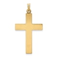 thumbnail image 4 of 14k Two-tone Polished Hollow Rosary Cross Pendant, 4 of 4