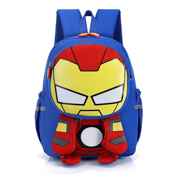 Mochila escolar Disney Marvel para niño y niña, mochila escolar para jardín de infantes, dibujos animados en 3D, Spiderolk zhangmengya LED