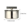 thumbnail image 3 of Yhsdtq,Multi Hole Pill Cutter, Stainless Steel Pill Organizer, Thickened Edge, Dual Set Household, Compact Design, For Home/Office, Easy Breaking Tablets, Medical Prep Tool, Durable Construction, 3 of 6