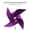 thumbnail image 4 of Phenofice 50pcs Mini Brads Paper Fasteners Metal Golden Decoration for School Use, 4 of 8