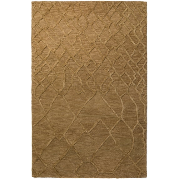 Dalyn Mojave Area Rug MJ1 Mj1 Walnut Walnut Diagonals Lines 5' x 7' 6" Rectangle