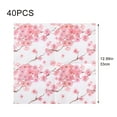 thumbnail image 5 of CCOCC 40 Pcs Floral Paper Napkins,Chinese Pink Flowers Plum Blossoms Cocktail Beverage Paper Dessert Napkin Spring Afternoon Tea Party Supplies, 5 of 7
