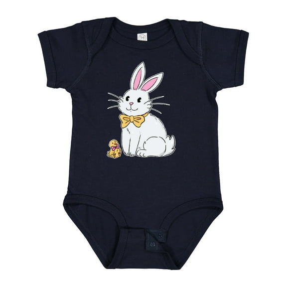 Inktastic Easter Cute Bunny and Chick Boys or Girls Baby Bodysuit