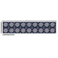 thumbnail image 3 of Ambesonne Nautical Fabric by the Yard Upholstery, Shapes Anchor Motifs Art, 5 Yards, Dark Blue Grey and White, 3 of 5