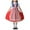 Red, variant on Bavarian Beer Girls Dresses Oktoberfest Festival Halloween Party Outfits Set German Dirndl Vintage Dress with Maid Apron 7 Years, Blue