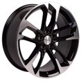 thumbnail image 4 of Réplique 20 Pouces CV29 Compatible avec Chevrolet Camaro 20x9.5 Noir Mach'd, 4 of 9