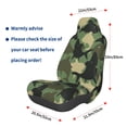 thumbnail image 2 of Lsque Camouflage Shark Pattern Car Seat Covers for Front Seats , Waterproof Seat Covers for Cars, Sporty Front Seat Covers,Car Seat Cover Protector Front Seats, 2 of 5