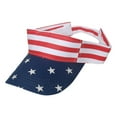 thumbnail image 2 of 4th of July Summer Sun Hat,Visors Hat Fashion Independence Day Printing New Pattern Sunshade Comfortable, 2 of 7
