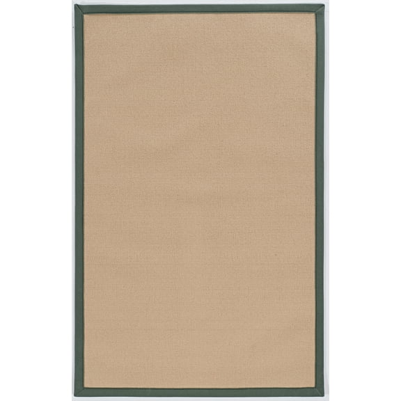 Linon Trio Mum Hand Tufted Polyester 8'x10' Rug in Black