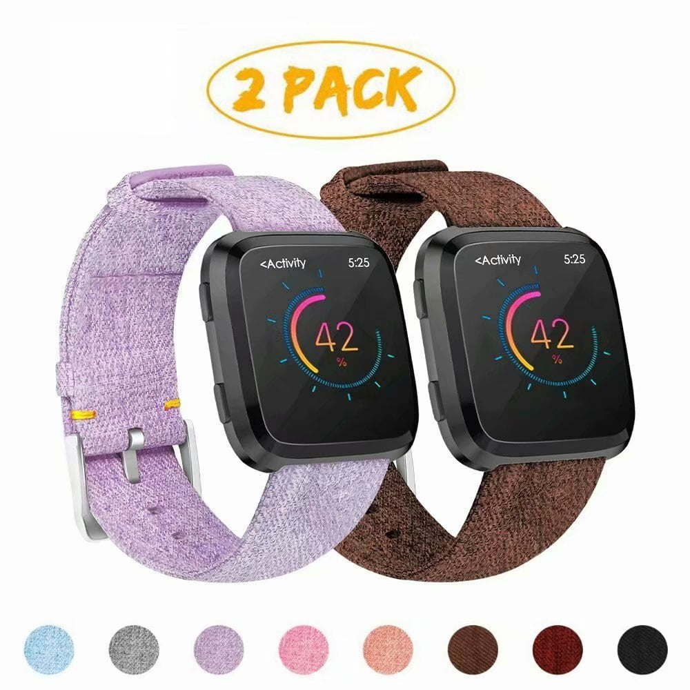 fitbit versa se lavender woven