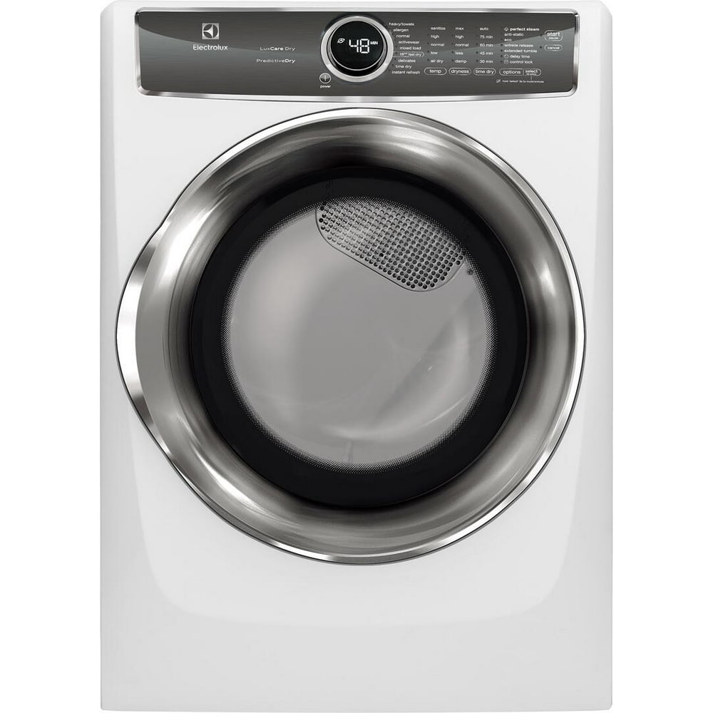 Electrolux EFMG627UIW 27 Gas Front Load Dryer with 8 cu. ft. Capacity