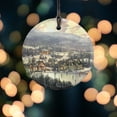thumbnail image 6 of Thomas Kinkade Studios (Sunset on Snowflake Lake) StarFire Prints™ Hanging Glass Print SPCIR769, 6 of 6