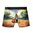 thumbnail image 2 of Happy Father's Day Airedale Terrier Playing Basketball with Best Dad Jersey All Over Print Boxer Briefs Underwear for Men Dad Dale Waterside Dog Lover - 13006, 2 of 6