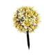 thumbnail image 5 of Estaca de jardín de flores artificiales Flor realista con estaca Multiusos Elegante Amarillo púrpura, 5 of 9