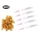 thumbnail image 1 of 100PCS Durable Pet Cat Soft PVC Nail Cover Paw Garra Cap Wrap Accesorio de aseo (Crystal Gold M), 1 of 8