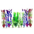thumbnail image 3 of BELOVING 10 Pieces Fish Tank Plants Colorful Water Grass Multi Shape Fake Decorations Style A, 3 of 10