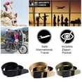 thumbnail image 2 of Travel Security Belt Hidden Money Pouch Wallet Pocket Non-Metal Safe Waist, 2 of 9
