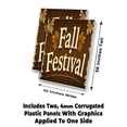 thumbnail image 2 of Fall Festival (24" X 36") 4mm Corrugated Plastic Panel, Graphics Applied To 1 Side (Pk of 2), 2 of 4