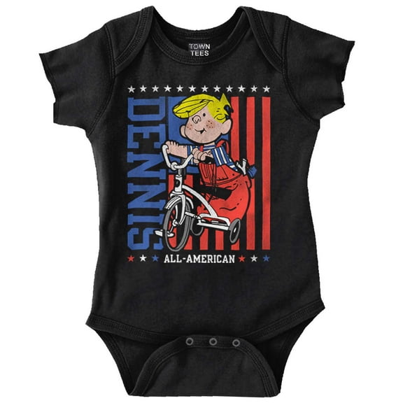 All American Dennis the Menace Romper Boys or Girls Infant Baby Brisco Brands 24M