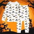 thumbnail image 2 of Miaoju Halloween Pajamas for Top Graphic Print Top and Pant Sleepwear with Pockets Trendy Homewear Set Colouring Pajama Sets 2-Piece Sleepwear Pjs for, 2 of 4