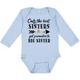 thumbnail image 3 of Inktastic Only the Best Sisters Get Promoted to Big Sister Boys or Girls Long Sleeve Baby Bodysuit, 3 of 5