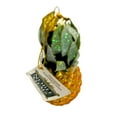 thumbnail image 2 of Hospitality Pineapple Glass Christmas Holiday Ornaments, 2 of 5