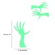 thumbnail image 2 of Decoración de Halloween oscura para ventanas, paredes, puertas, jardín colgante, iluminación mejorada para interiores y exteriores con ojos de fantasma, 2 of 6