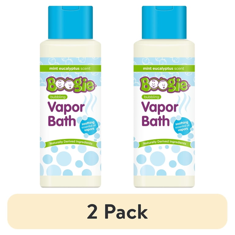 Boogie Bubbling Vapor Bath, Mint Eucalyptus, 2-Pack photo 1