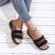 thumbnail image 4 of Sandalias de cuña ortopédicas para mujer con flecos y parte inferior gruesa con hebilla de metal Wmkox8yii  ytu9732, 4 of 9