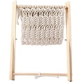 thumbnail image 2 of Bohemian Magazine Rack Macrame Magazine Rack Boho Magazine Holder Hand-Woven Shelf Can Place Books, Newspapers, Notebooks, 2 of 5