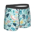 thumbnail image 3 of Daiia Sea Life Men's Underwear Boxer Briefs, Cotton Stretch Moisture-Wicking Underwear-X-Large, 3 of 9