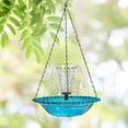 thumbnail image 3 of Rewenti Solar Cascading Hanging Bird Bath Powered Water Fountain Pump Garden Patio Backyard, 3 of 3