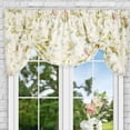thumbnail image 3 of Ellis Curtain 48% Cotton 52% Polyester Abigail Traditional Hydrangea Pattern Tie Up Window Valance 60" x 22" Lilac, 3 of 3