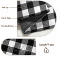 thumbnail image 6 of Round Area Rug 6 Ft, Valentine's Day Washable Non-Slip Circle Carpet for Living Room/Bedroom, Red Rose Flowers Buffalo Plaid Romantic Low-Profile Indoor Mats Collection Rugs for Residential, 6 of 7