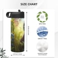 thumbnail image 4 of Yiaed Daisy Koala Print Water Bottle with Straw Lid, Stainless Steel Double Wall Insulated Water Bottle | Leak-Proof and Spill-Proof Water Bottle, 4 of 8