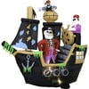 Airblown Inflatable Haunted Pirate Ship 8'