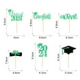 thumbnail image 6 of Kripyery 12 Pcs Graduation Cake Toppers 2024 Graduation Theme Party Cupcake Desserts Fruit Pies Cookies Decorations Novelty Student Gathering Supplies, 6 of 7